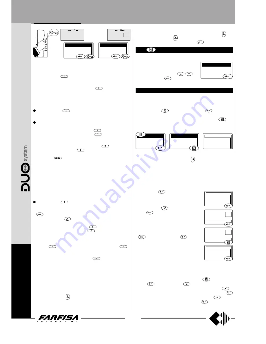 Farfisa AD2121CAG series Technical Manual Download Page 144