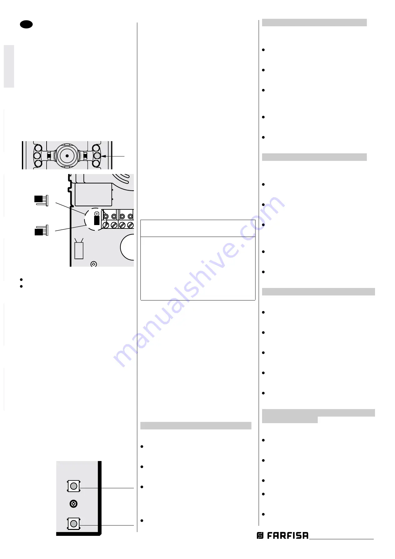 Farfisa Agora Mi 2495 Instructions Manual Download Page 6