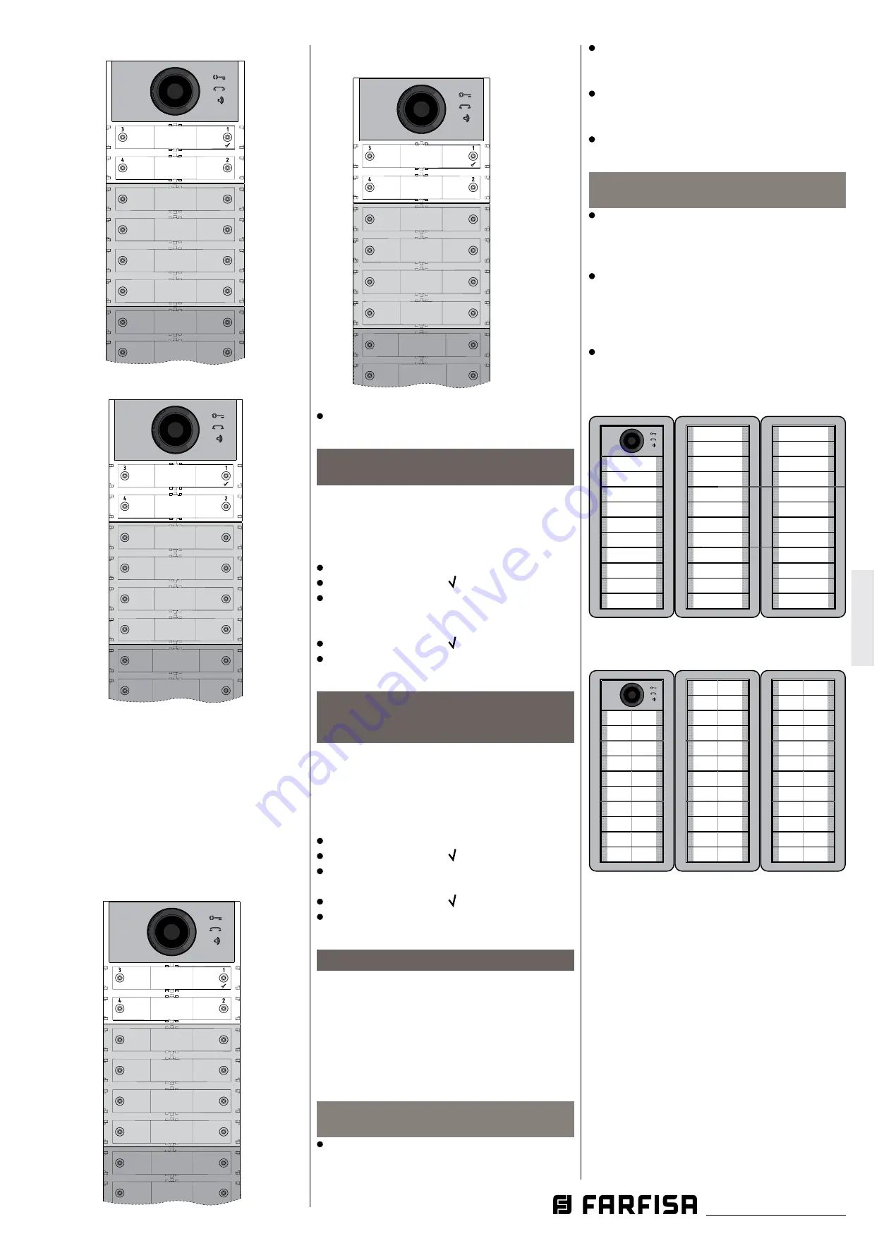 Farfisa ALBA CA2124AB Manual Download Page 39