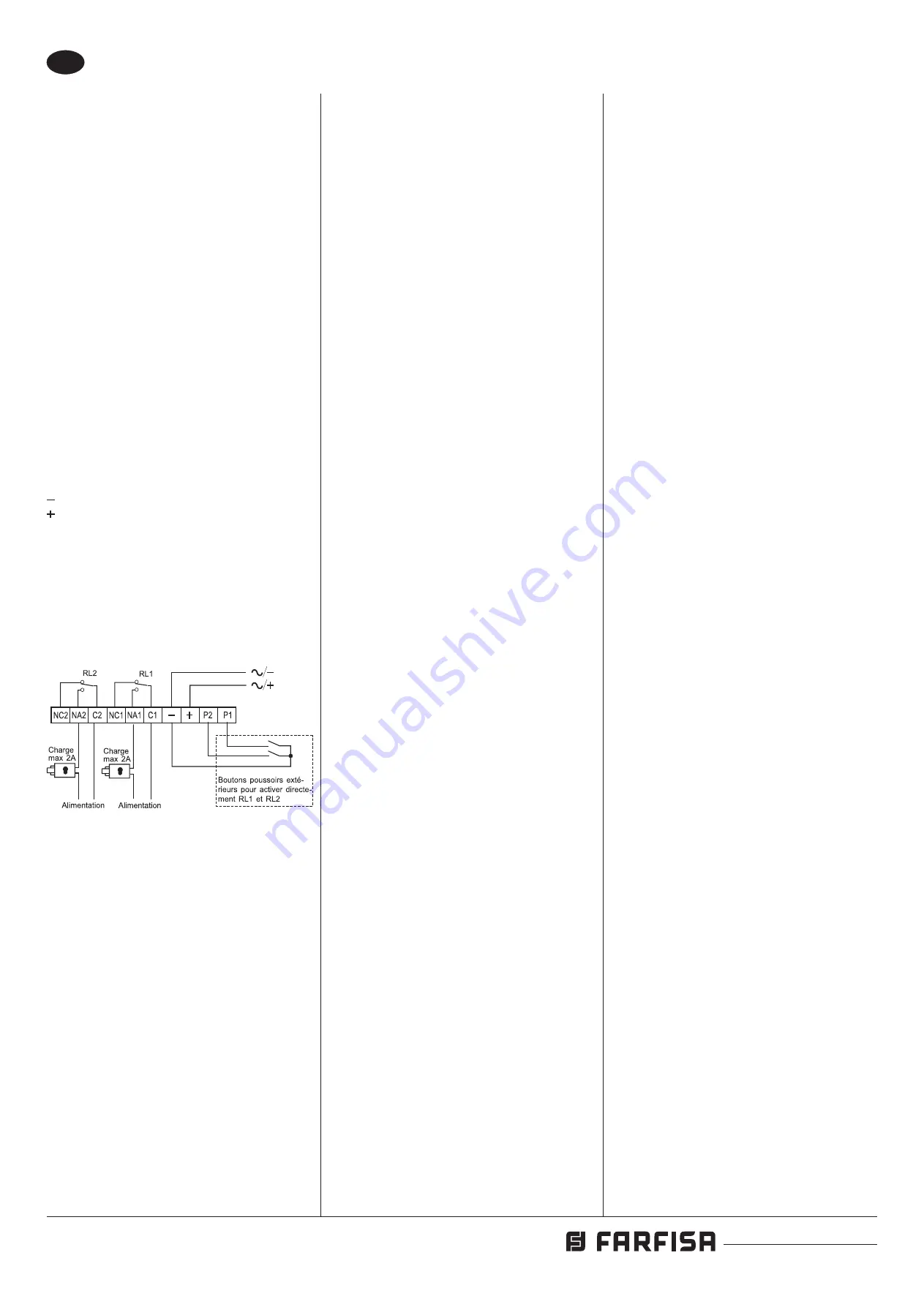 Farfisa FC52PL Manual Download Page 5