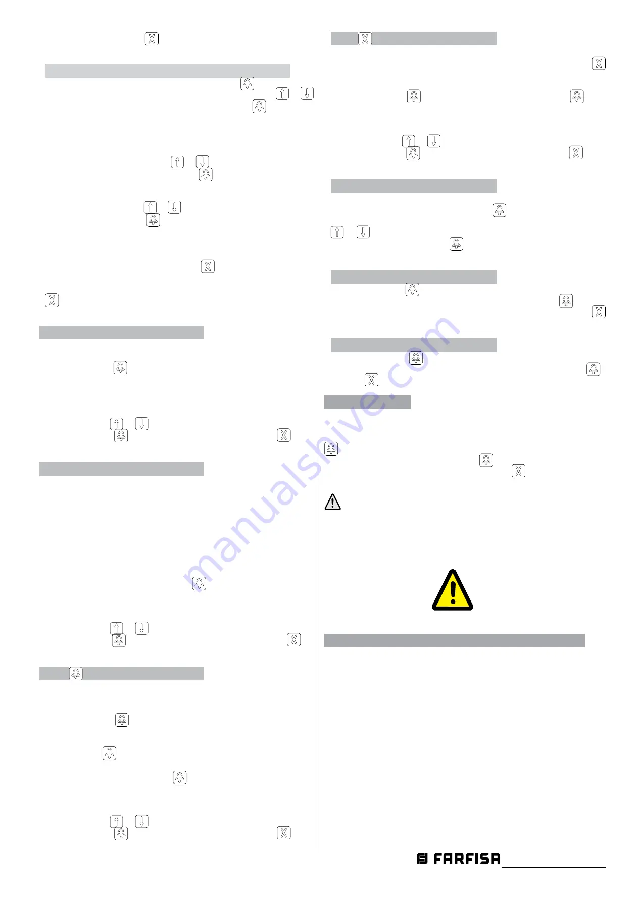 Farfisa Hero TD2000HE Manual Download Page 28