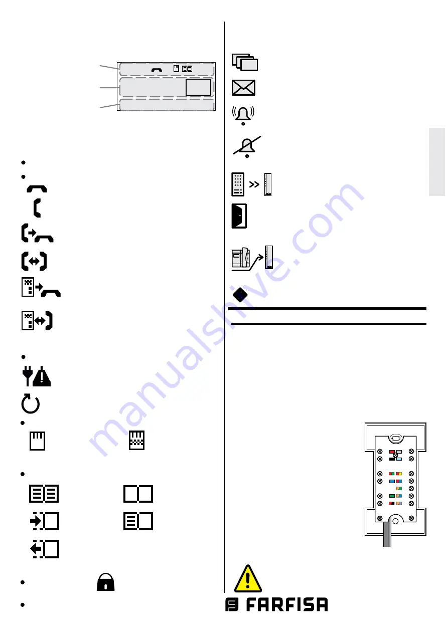 Farfisa PDX2000 Manual Download Page 17