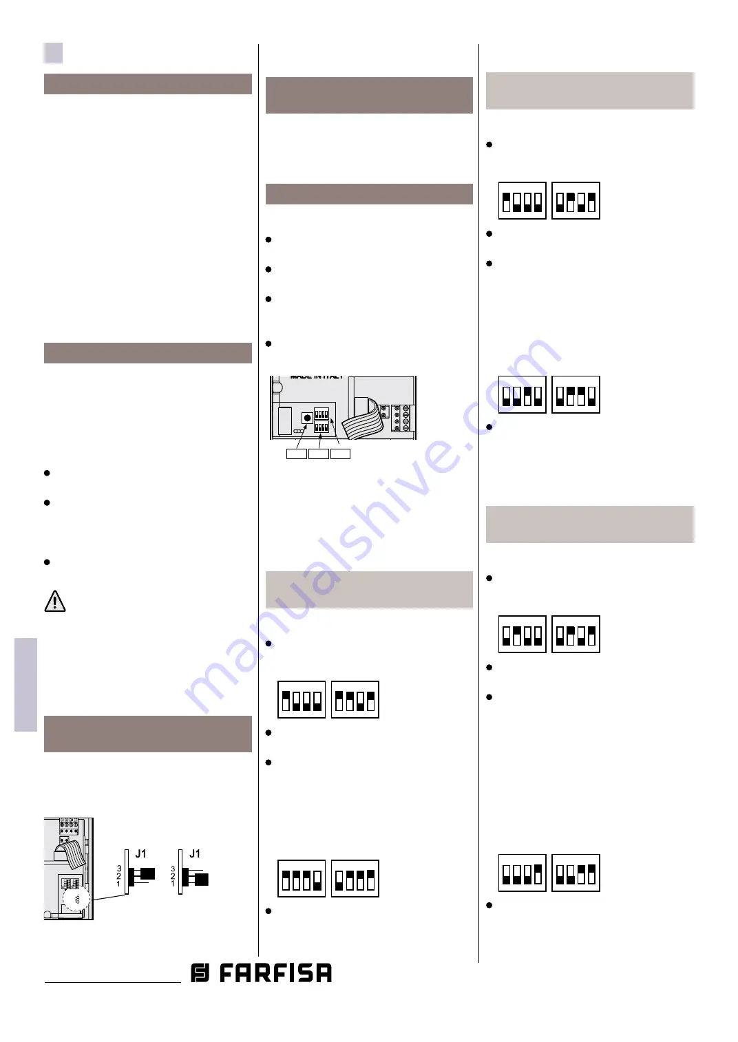 Farfisa PROFILO CD2131PL Manual Download Page 14