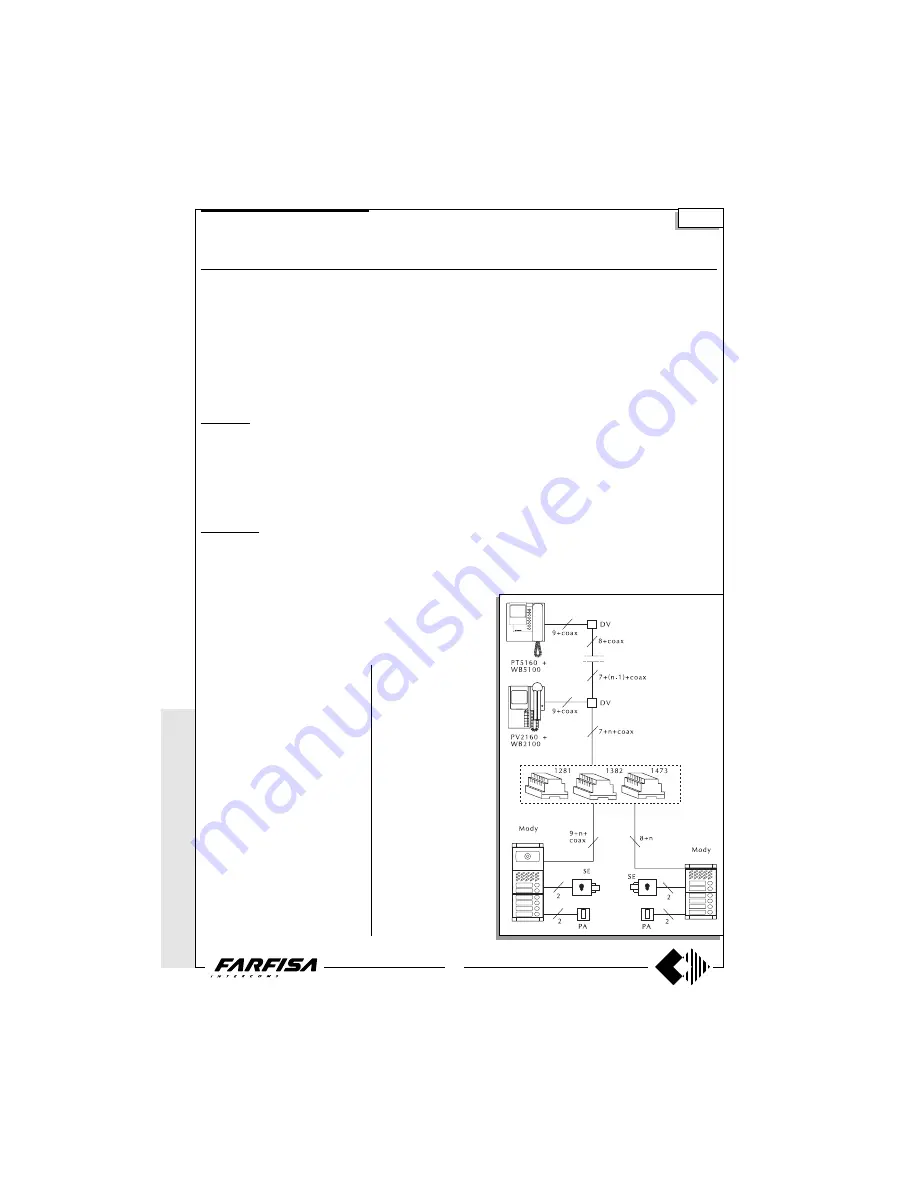 Farfisa Si 5000M Technical Manual Download Page 37