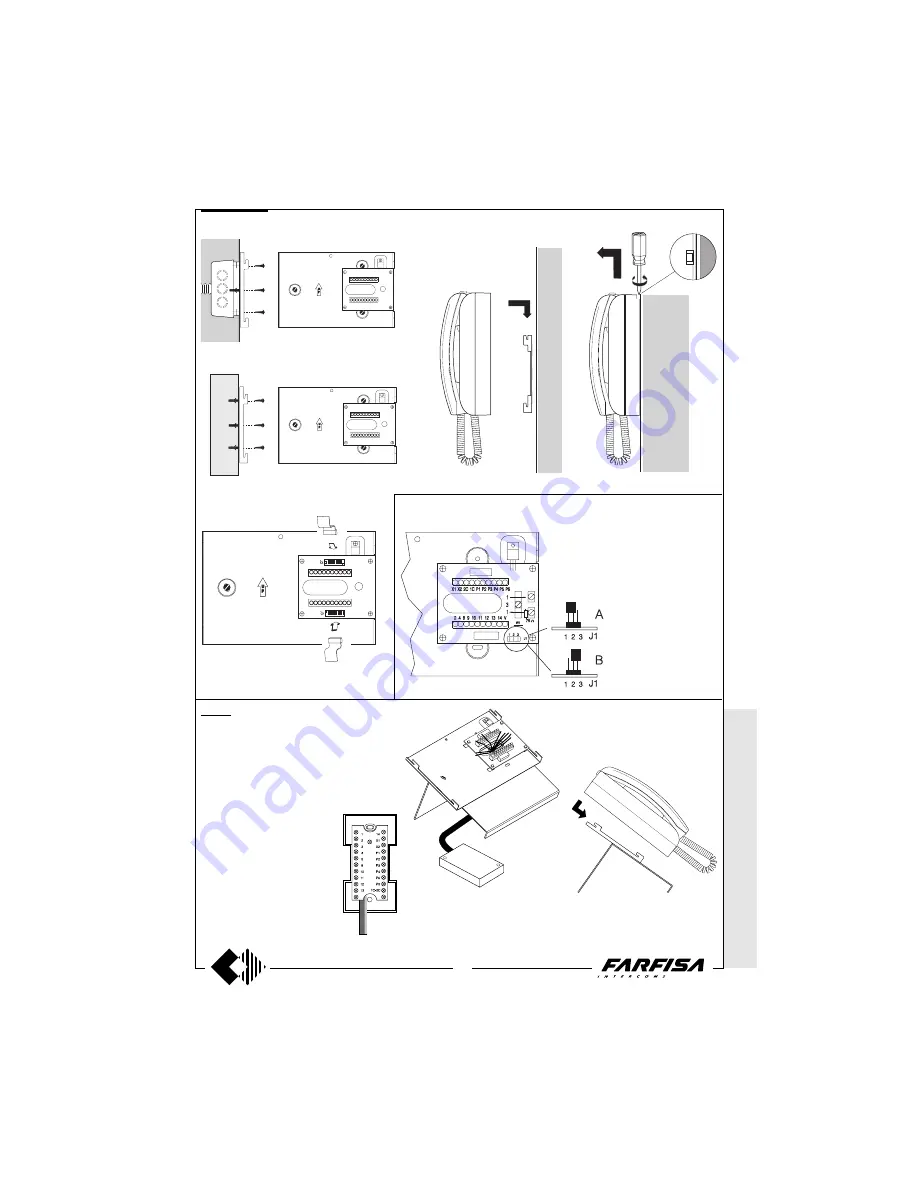 Farfisa Si 5050 Technical Manual Download Page 3