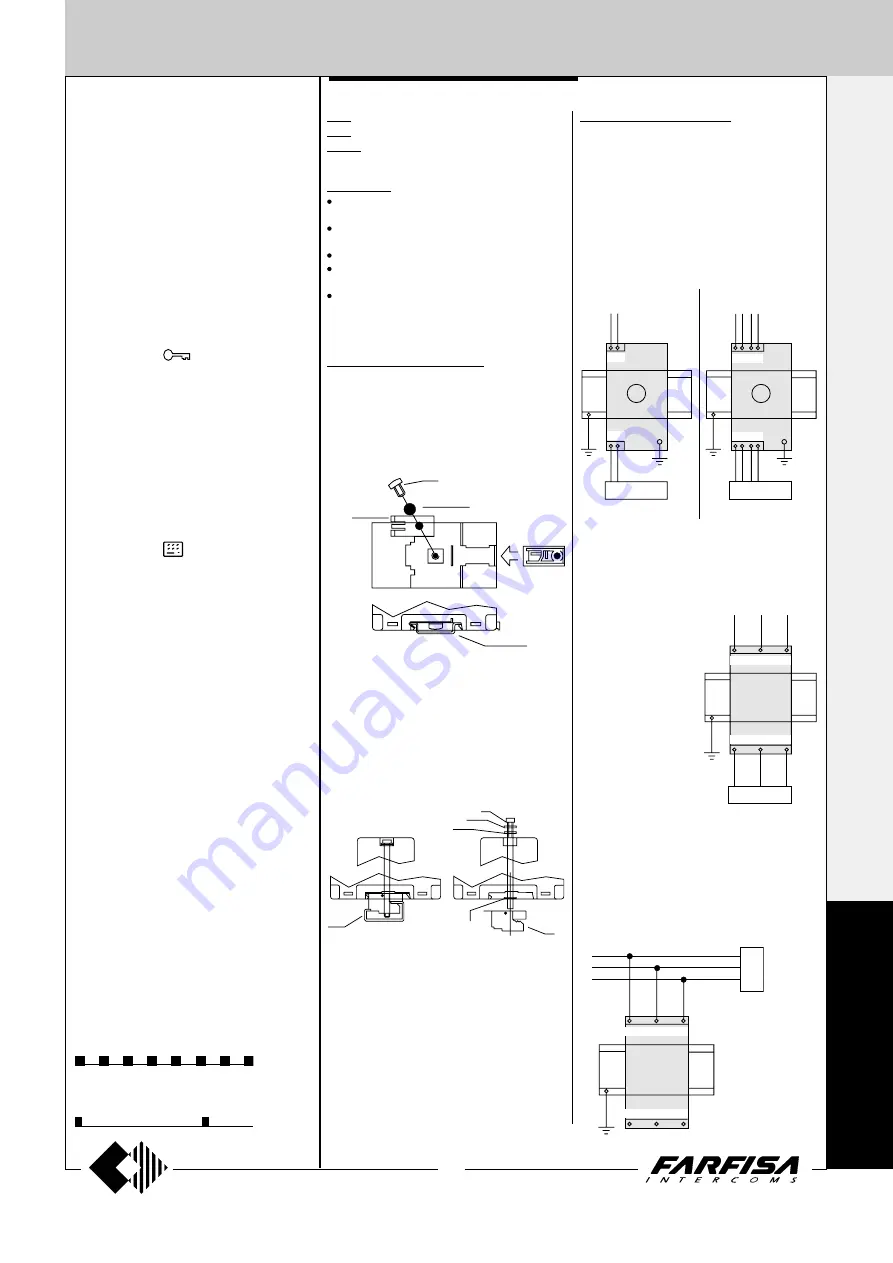 Farfisa ST 4231 Technical Manual Download Page 207