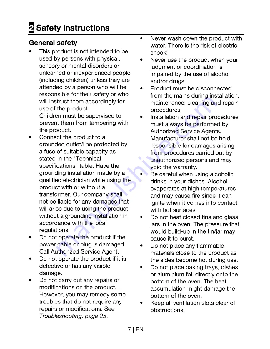 Fargas CBF5G User Manual Download Page 7