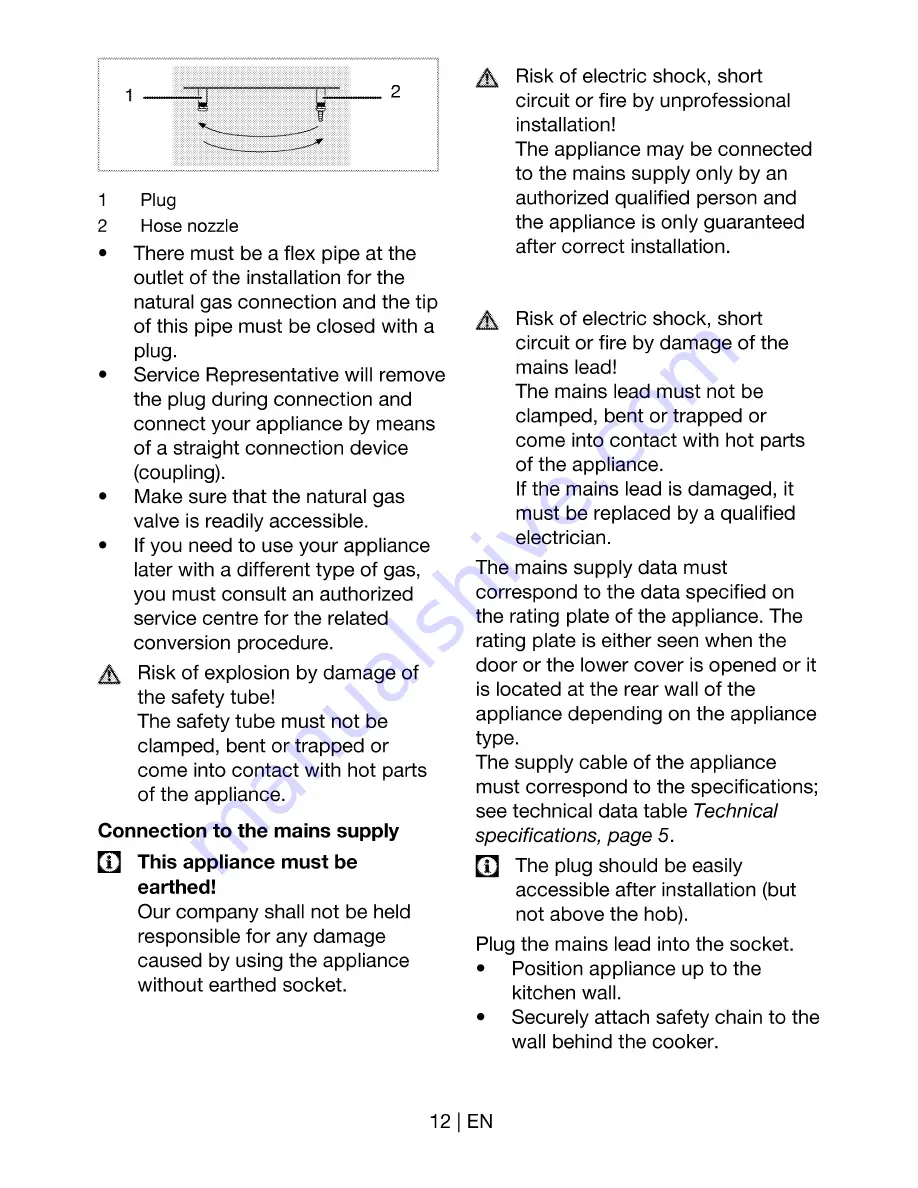 Fargas CBF5G User Manual Download Page 12