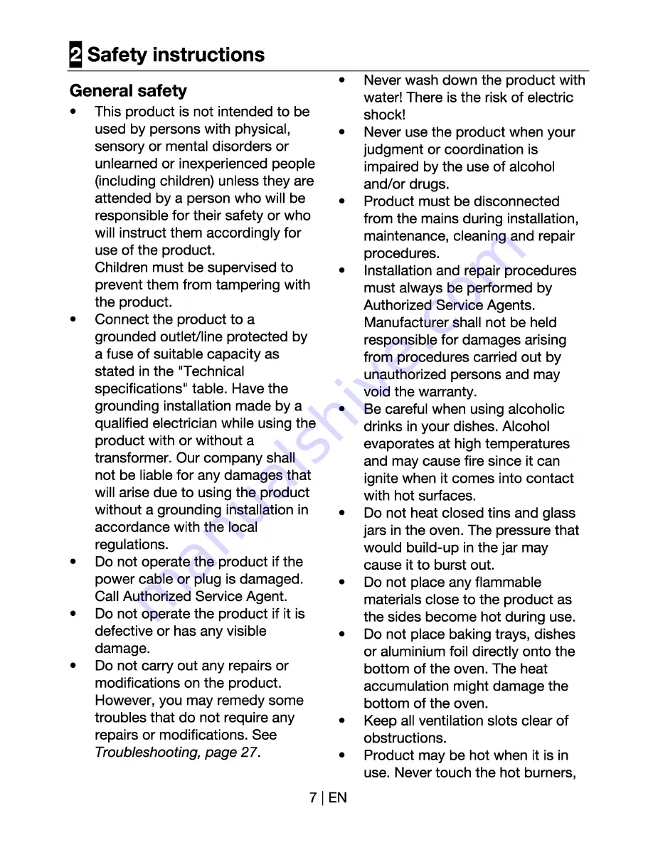 Fargas CBF6S User Manual Download Page 7