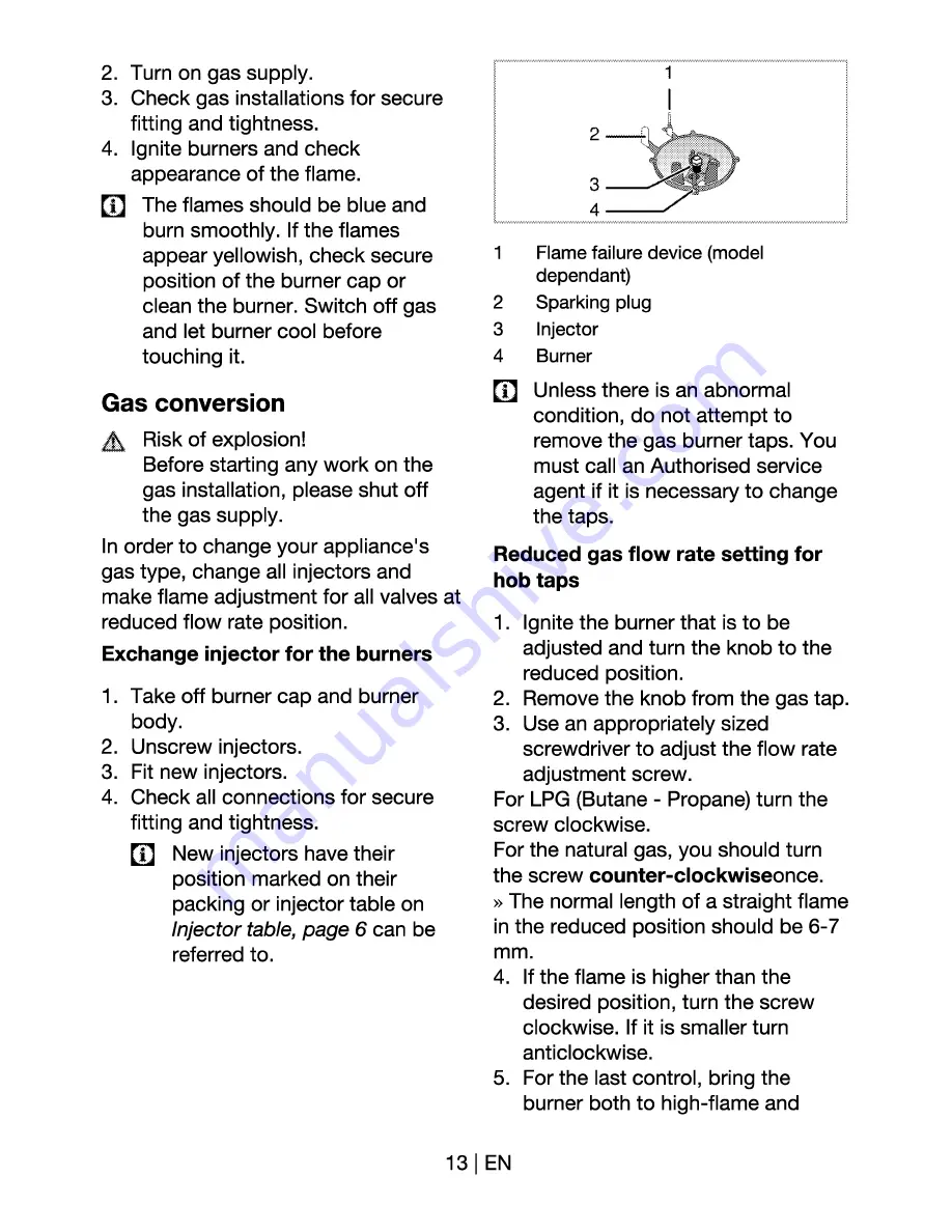 Fargas CBF6S User Manual Download Page 13