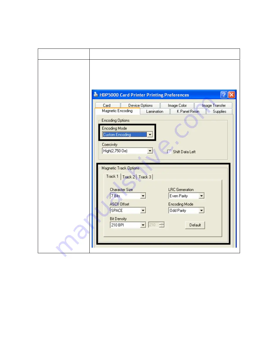 FARGO electronics HDP5000 single-side Скачать руководство пользователя страница 267