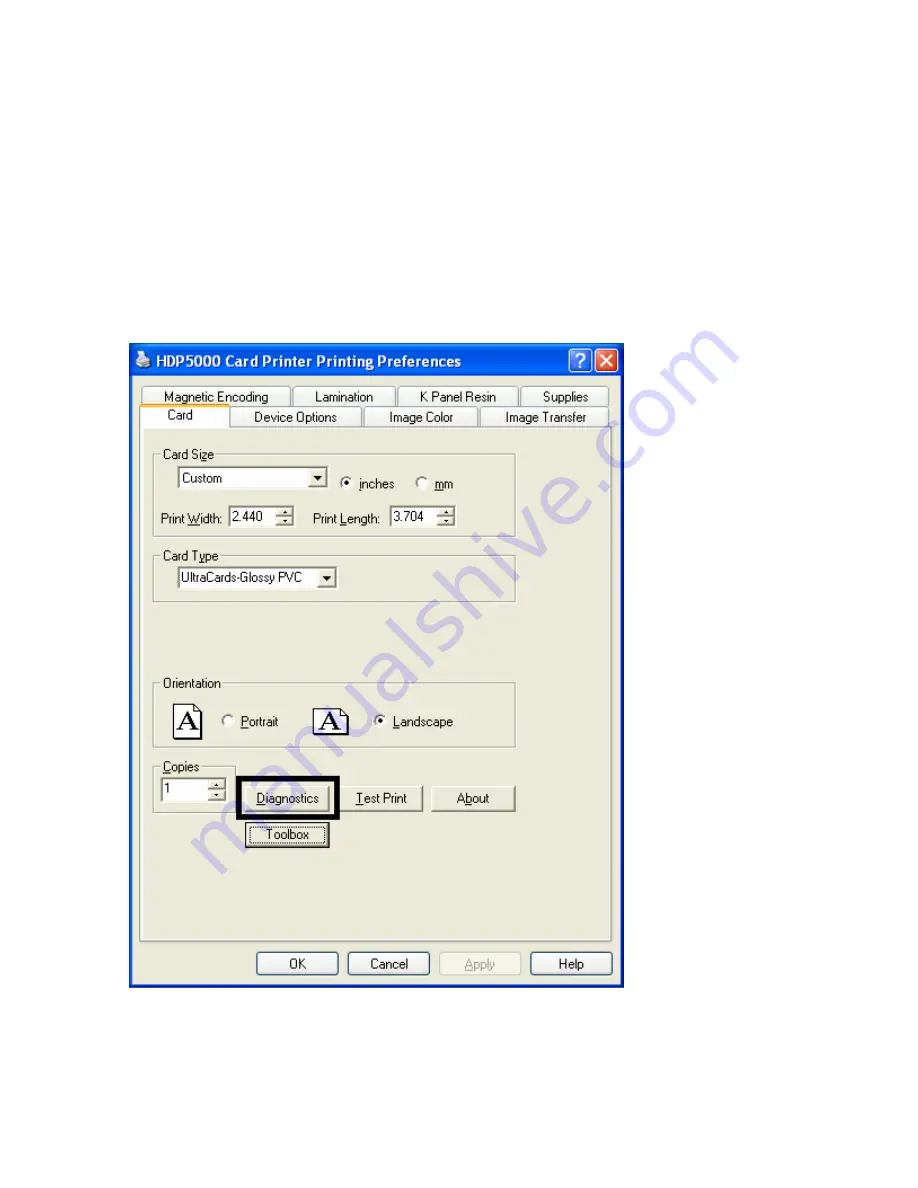 FARGO electronics HDP5000 single-side Скачать руководство пользователя страница 349