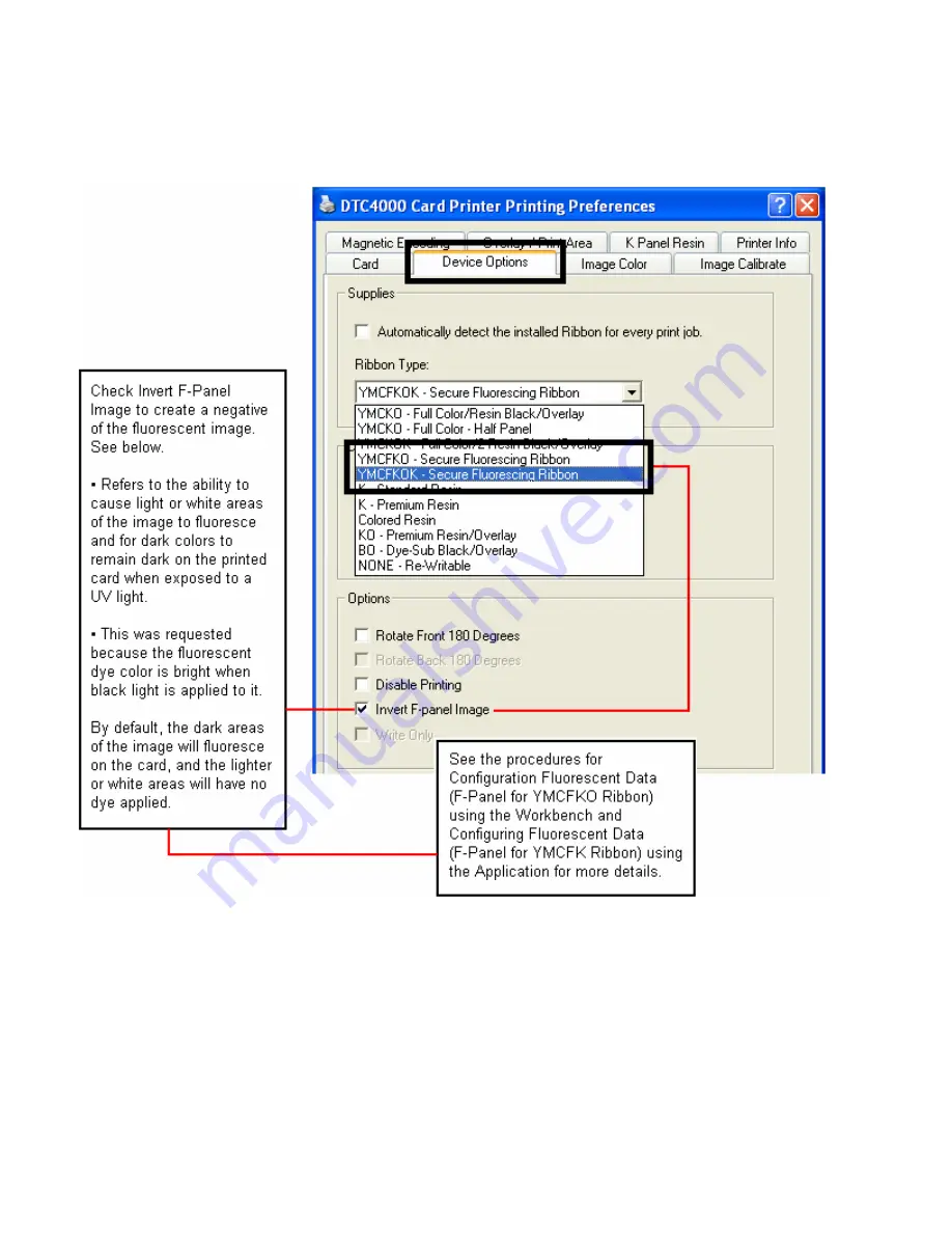 Fargo DTC1000 User Manual Download Page 83