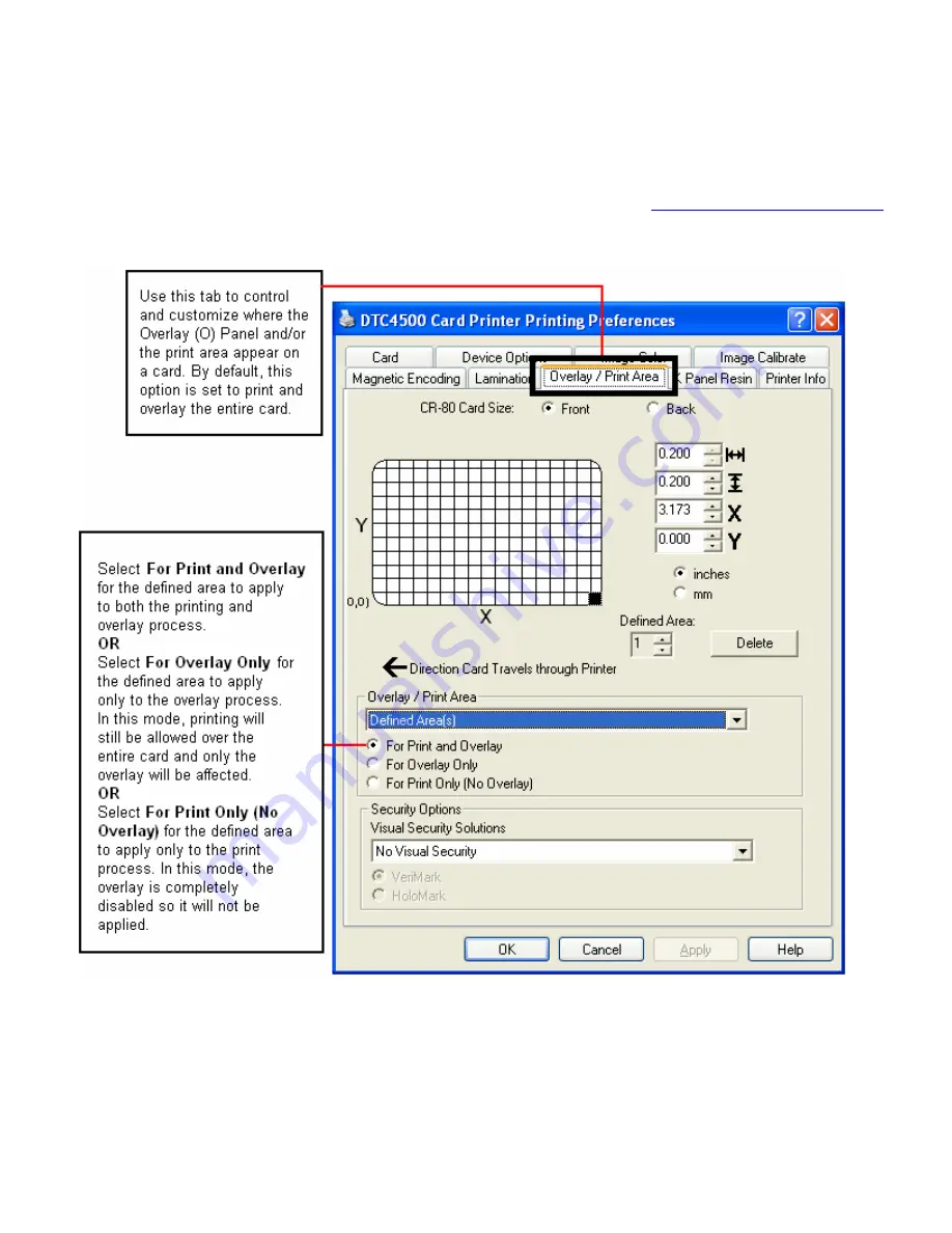 Fargo DTC4500 User Manual Download Page 74