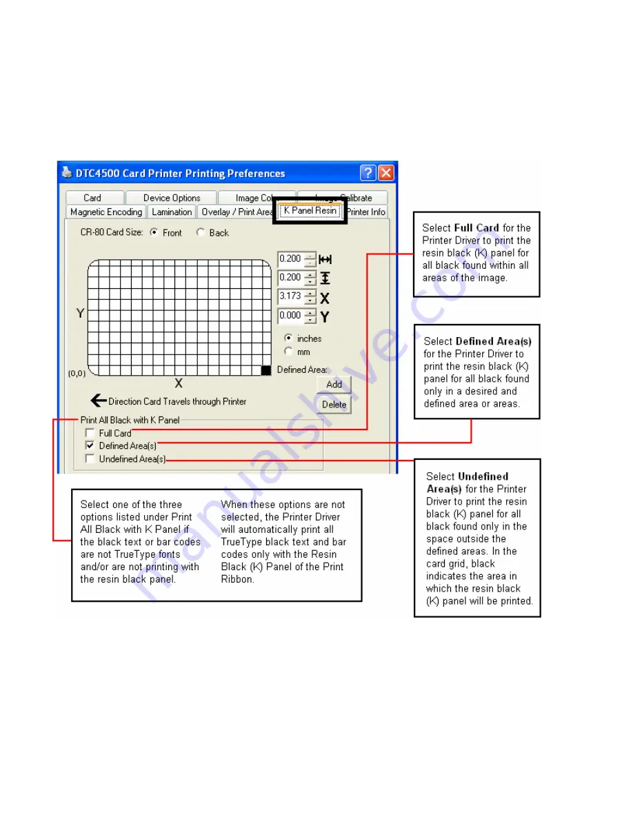 Fargo DTC4500 User Manual Download Page 77