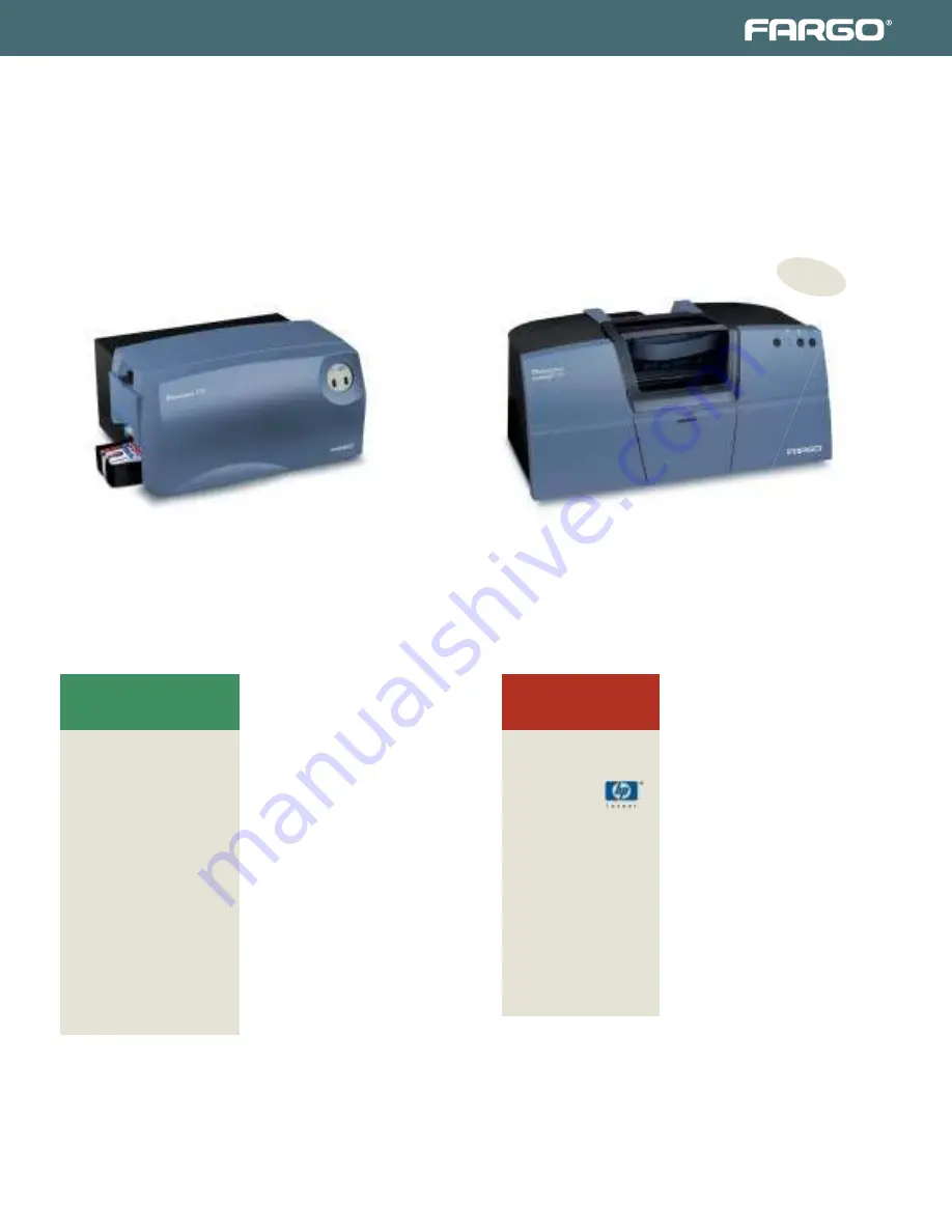 Fargo Persona C25 Printer Selection Manual Download Page 3