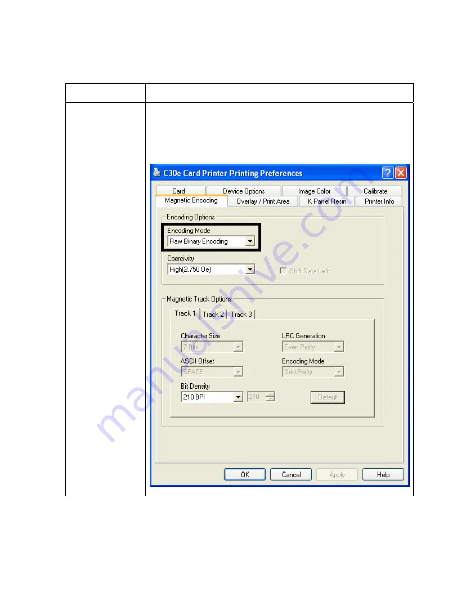 Fargo Persona C30e User Manual Download Page 170