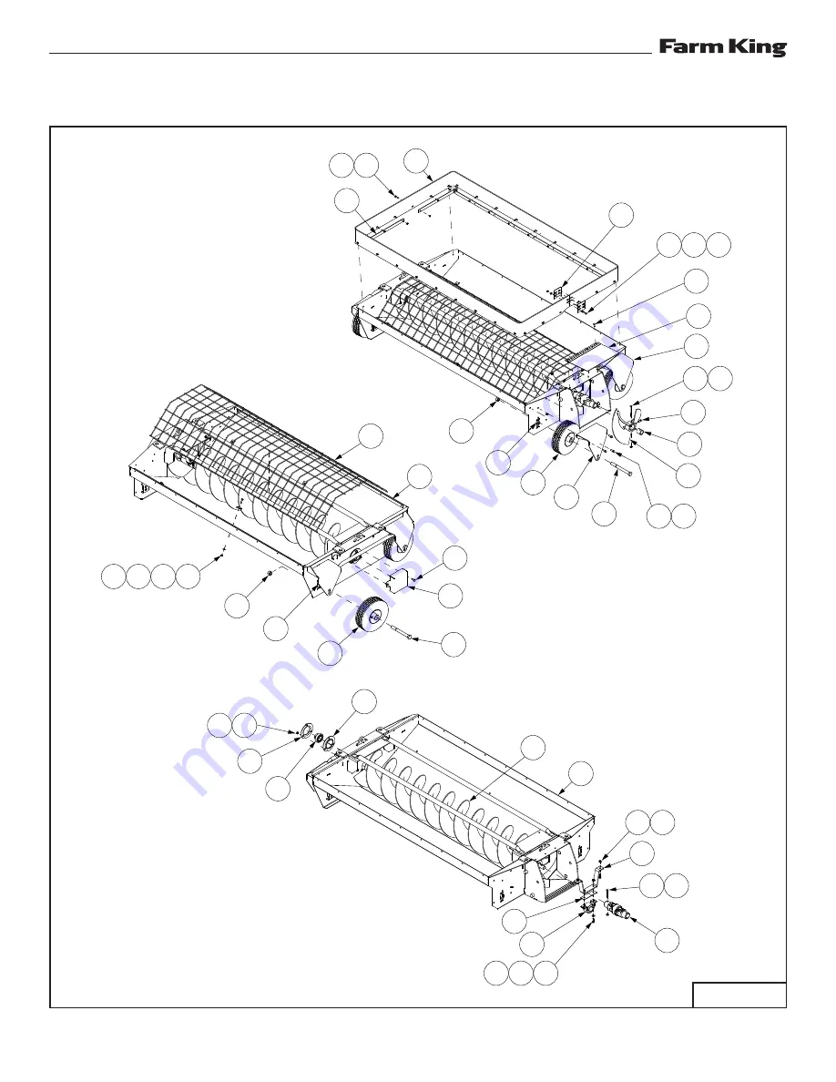 Farm King 1370 Operator And Parts Manual Download Page 124