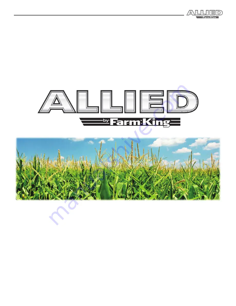 Farm King ALLIED 7420 Скачать руководство пользователя страница 12