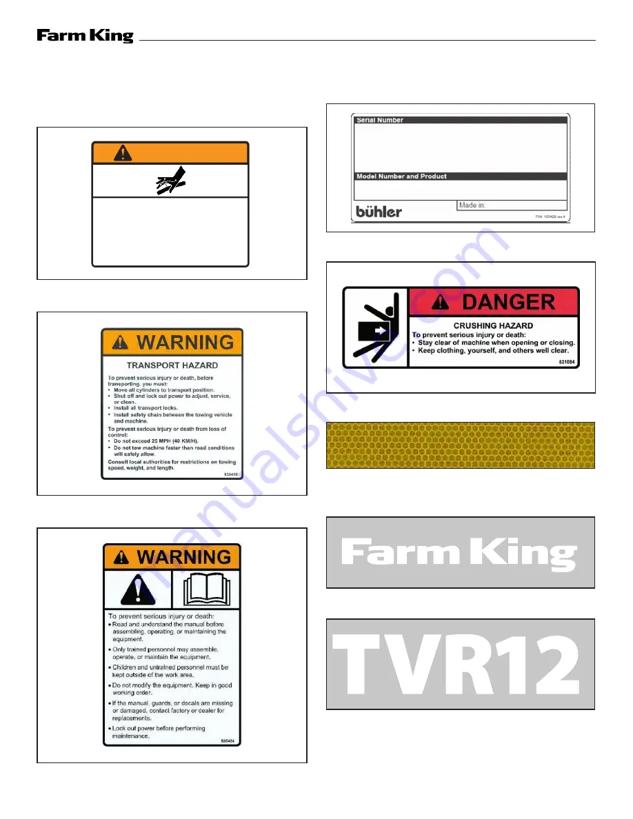 Farm King TVR12 Скачать руководство пользователя страница 19