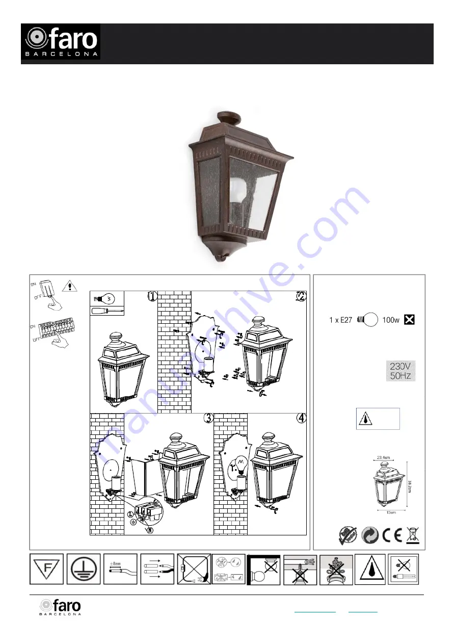 Faro ARGOT 71424 Скачать руководство пользователя страница 1