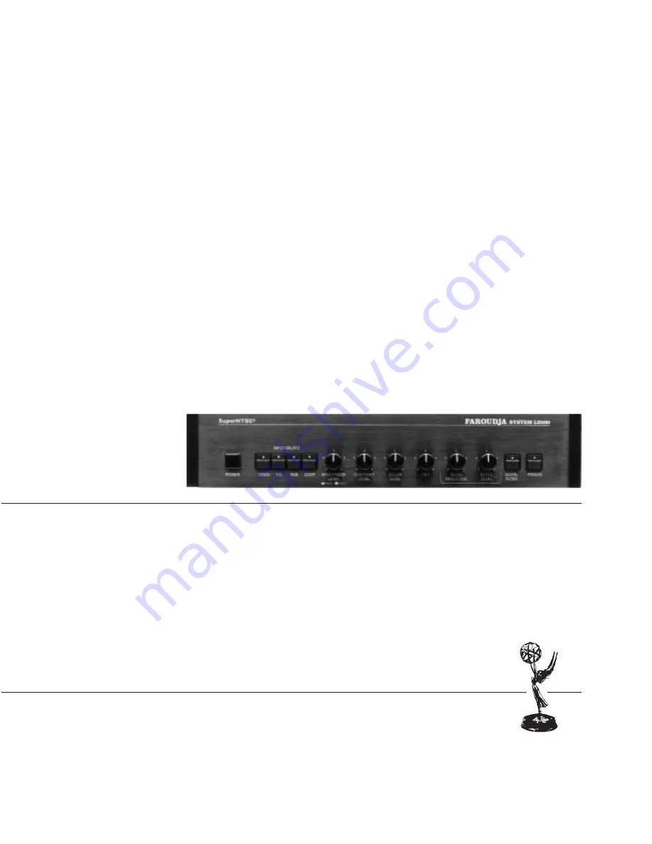 Faroudja LD100/LD100U Installation & Operation Instructions Download Page 1