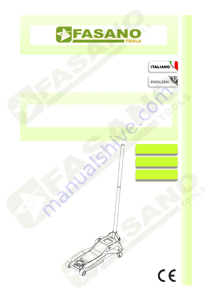 FASANO TOOLS FG 719/2T Manual Download Page 1