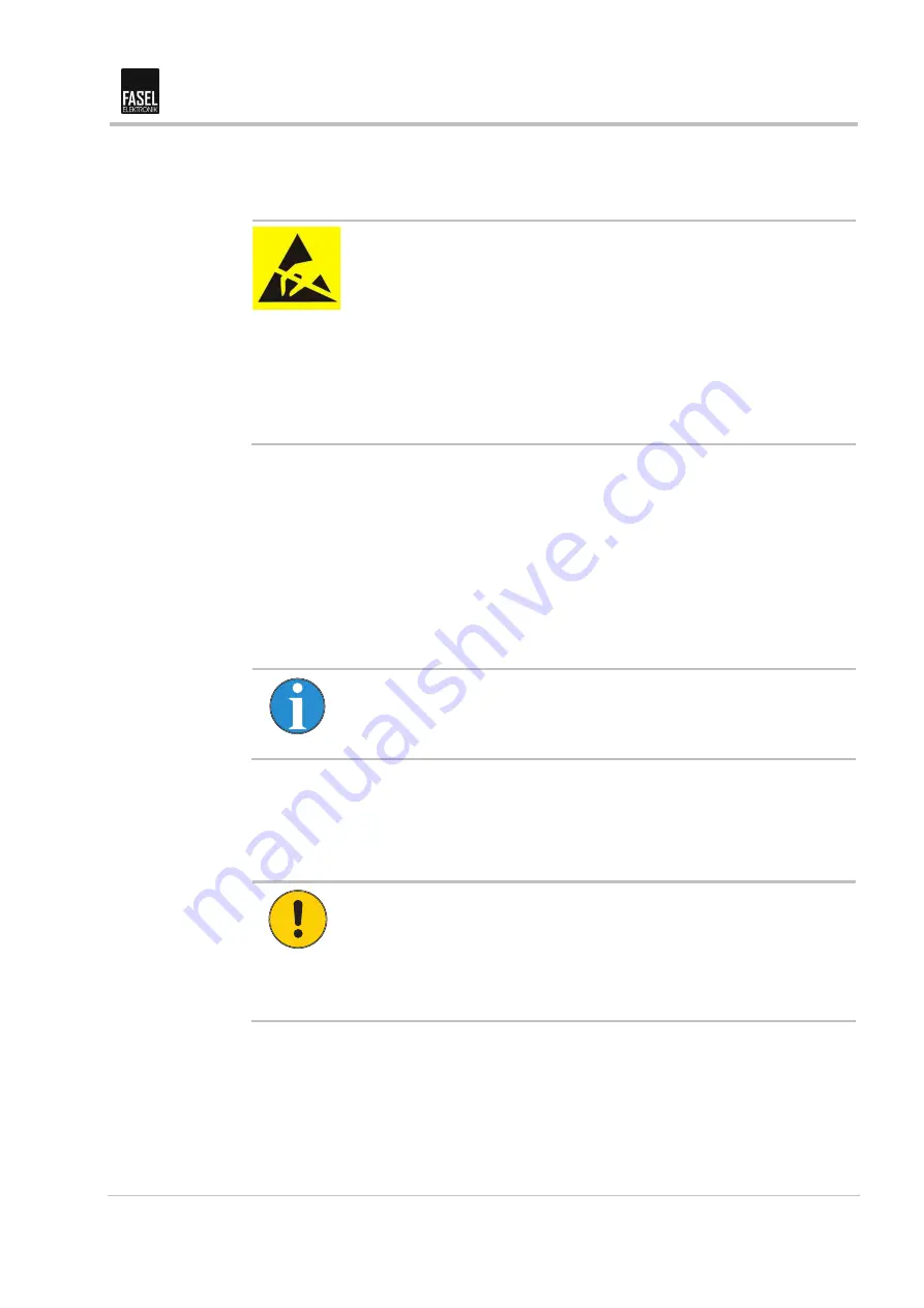 Fasel Elektronik FCU 00 Series Installation Instructions Manual Download Page 15