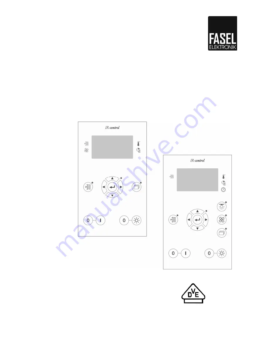 Fasel Elektronik FCU2000-IR series Скачать руководство пользователя страница 1