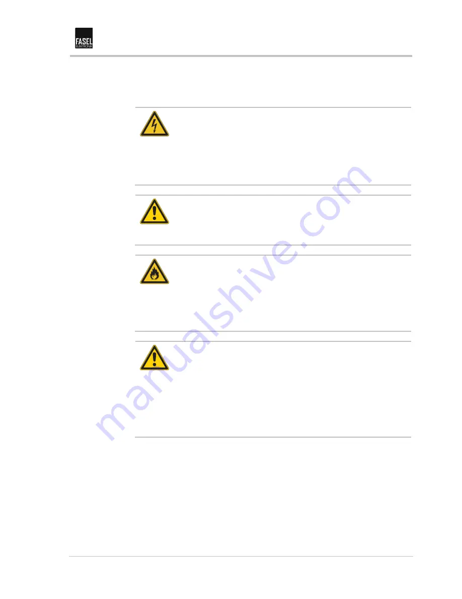 Fasel Elektronik FCU2000-IR series Operating Manual Download Page 15