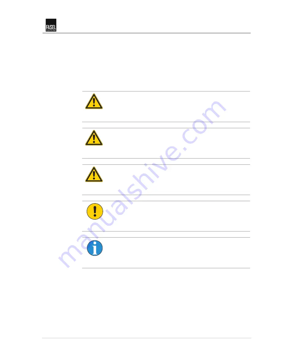 Fasel Elektronik FCU2000 Series Installation Instructions Manual Download Page 5