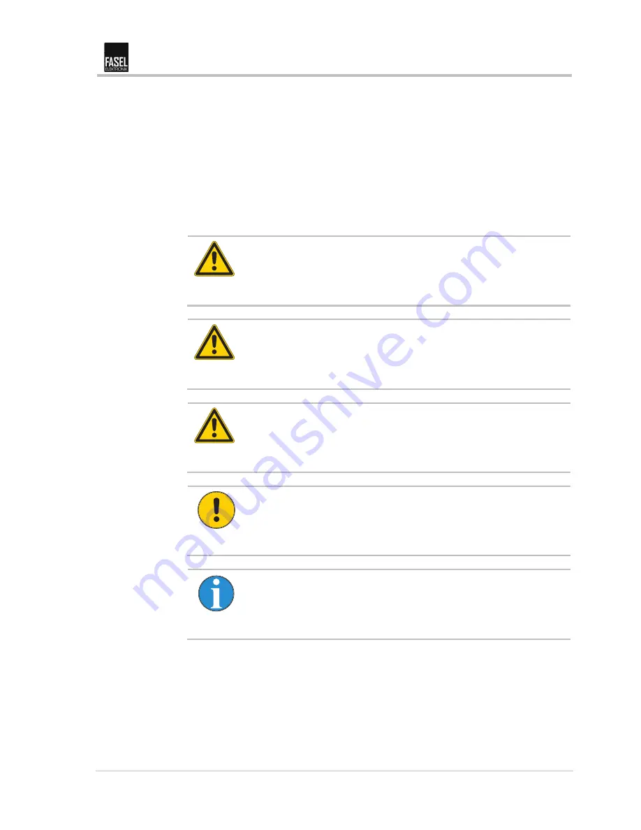 Fasel Elektronik FCU2000 Series Скачать руководство пользователя страница 5