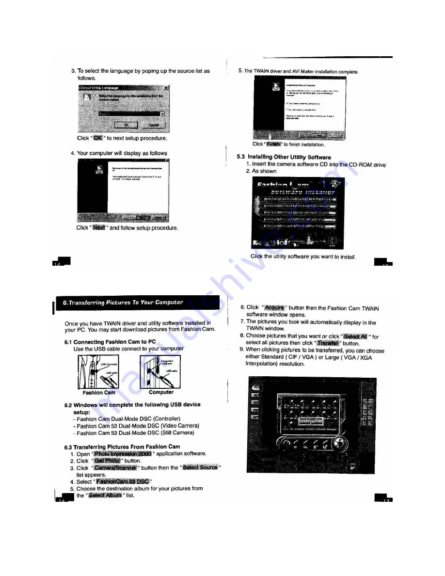 FashionCam DSC-53 Quick Start Manual Download Page 5