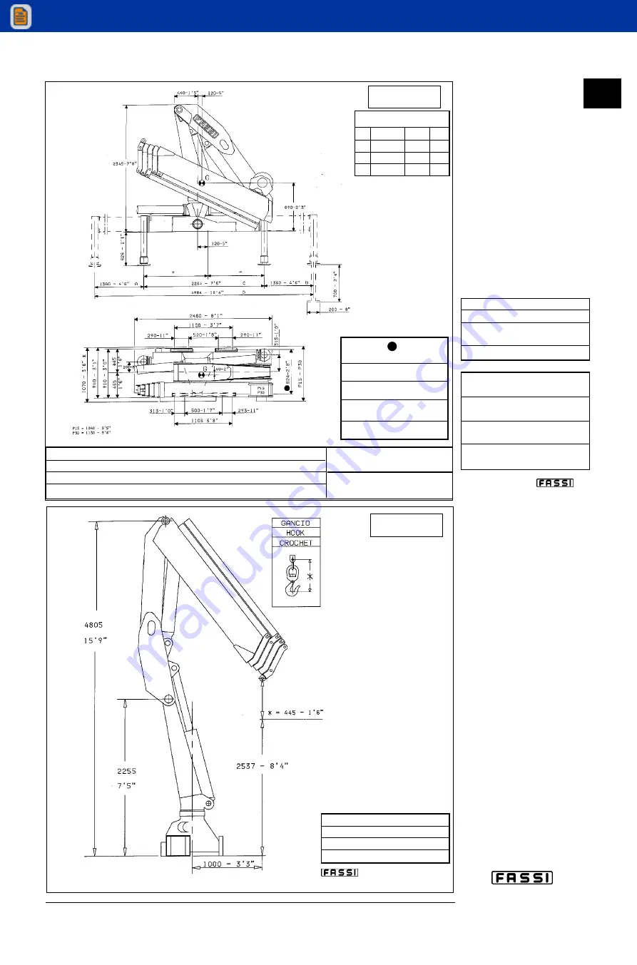 Fassi F 240.24 Use And Maintenance Download Page 9