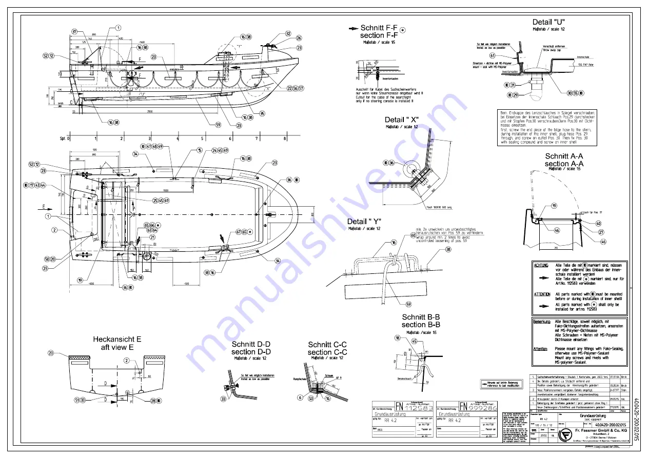 Fassmer RR Series Скачать руководство пользователя страница 104