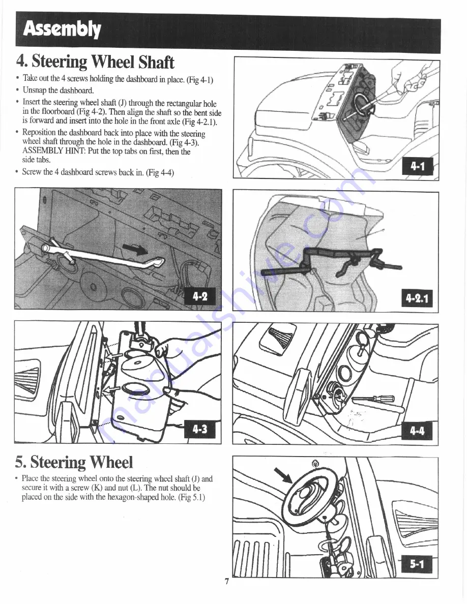 Fast Lane Mud Warrior 4x4 0511 Operator'S Manual With Assembly Instructions Download Page 8