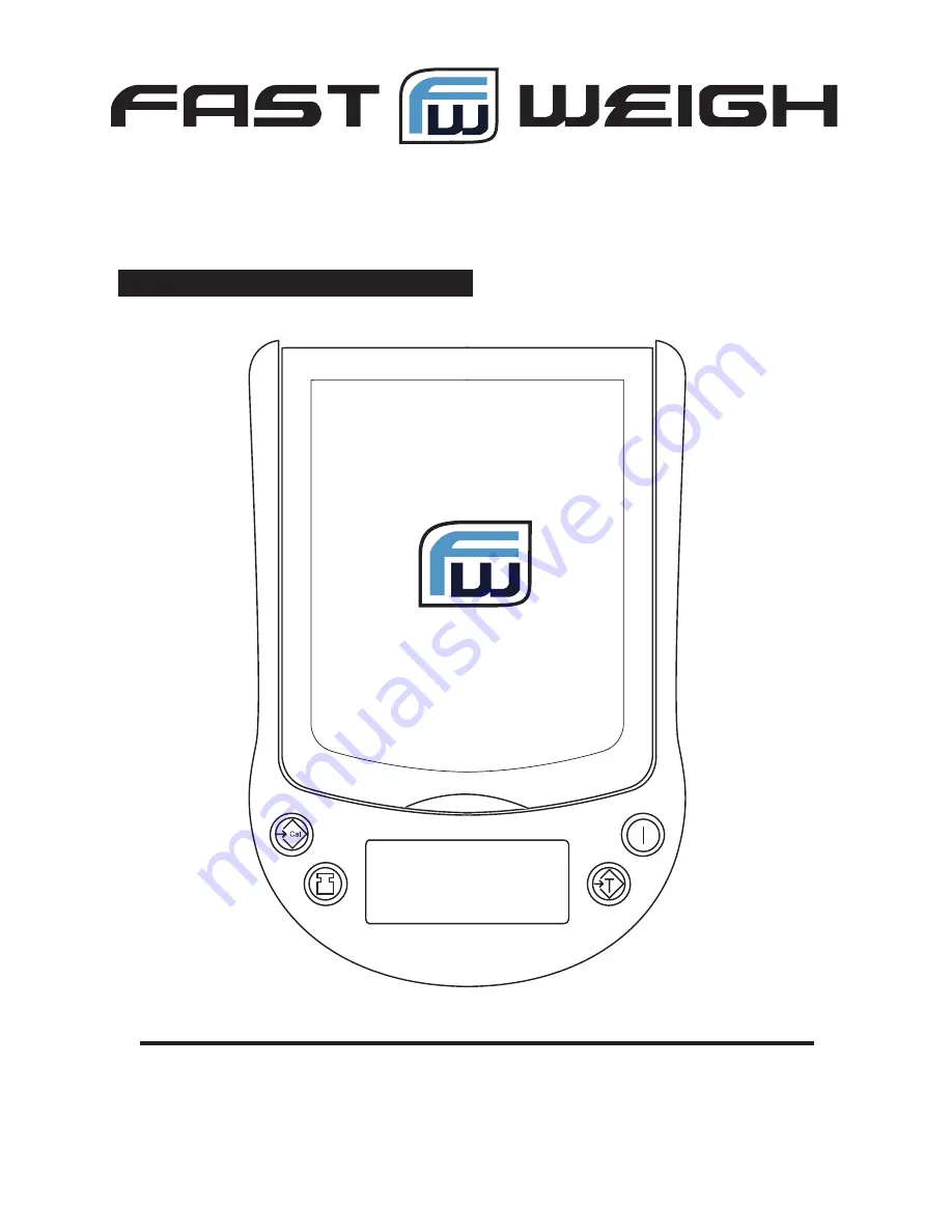 Fast Weigh xp60 User Manual Download Page 1