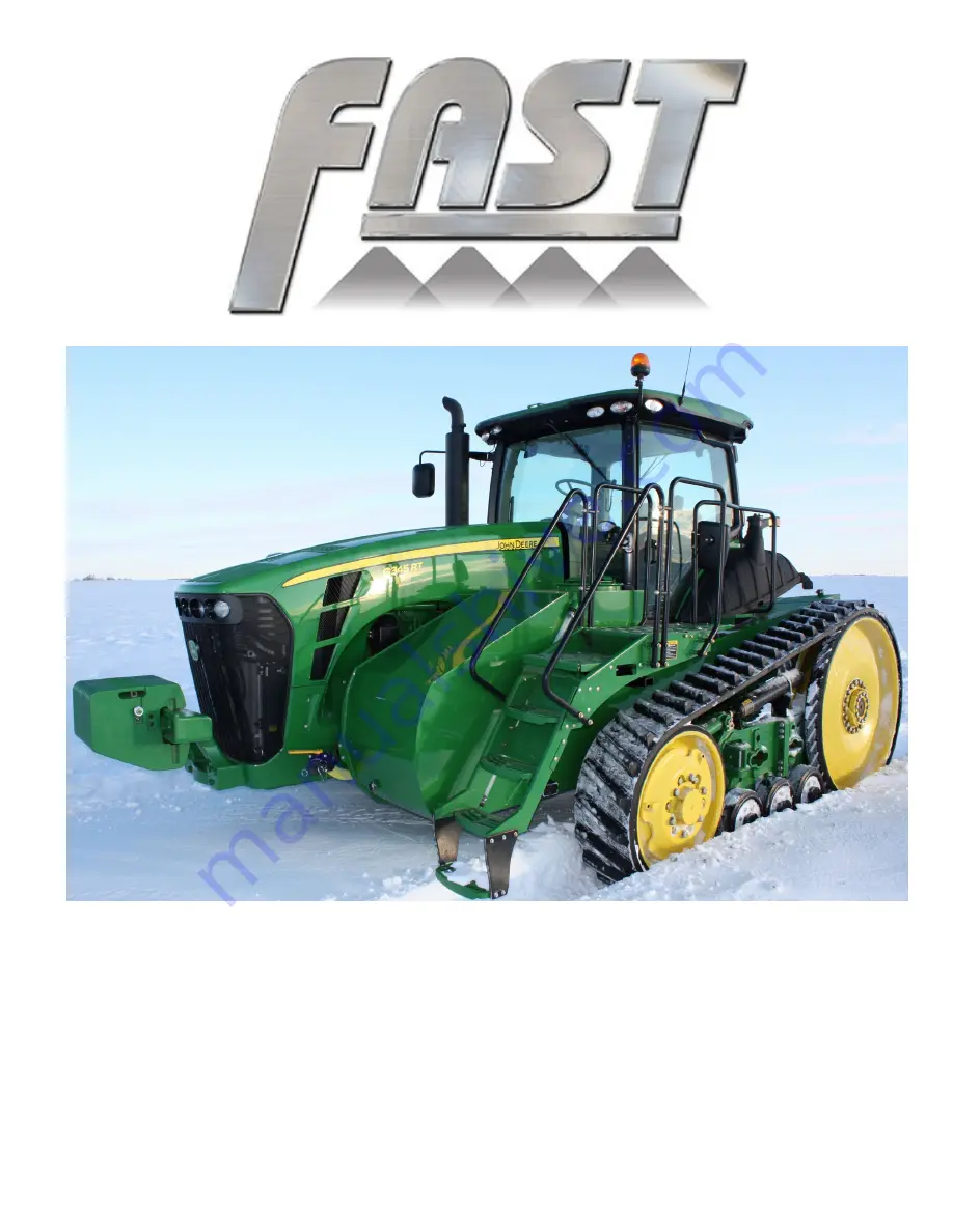 Fast 8295RT Installation And Parts Manual Download Page 1