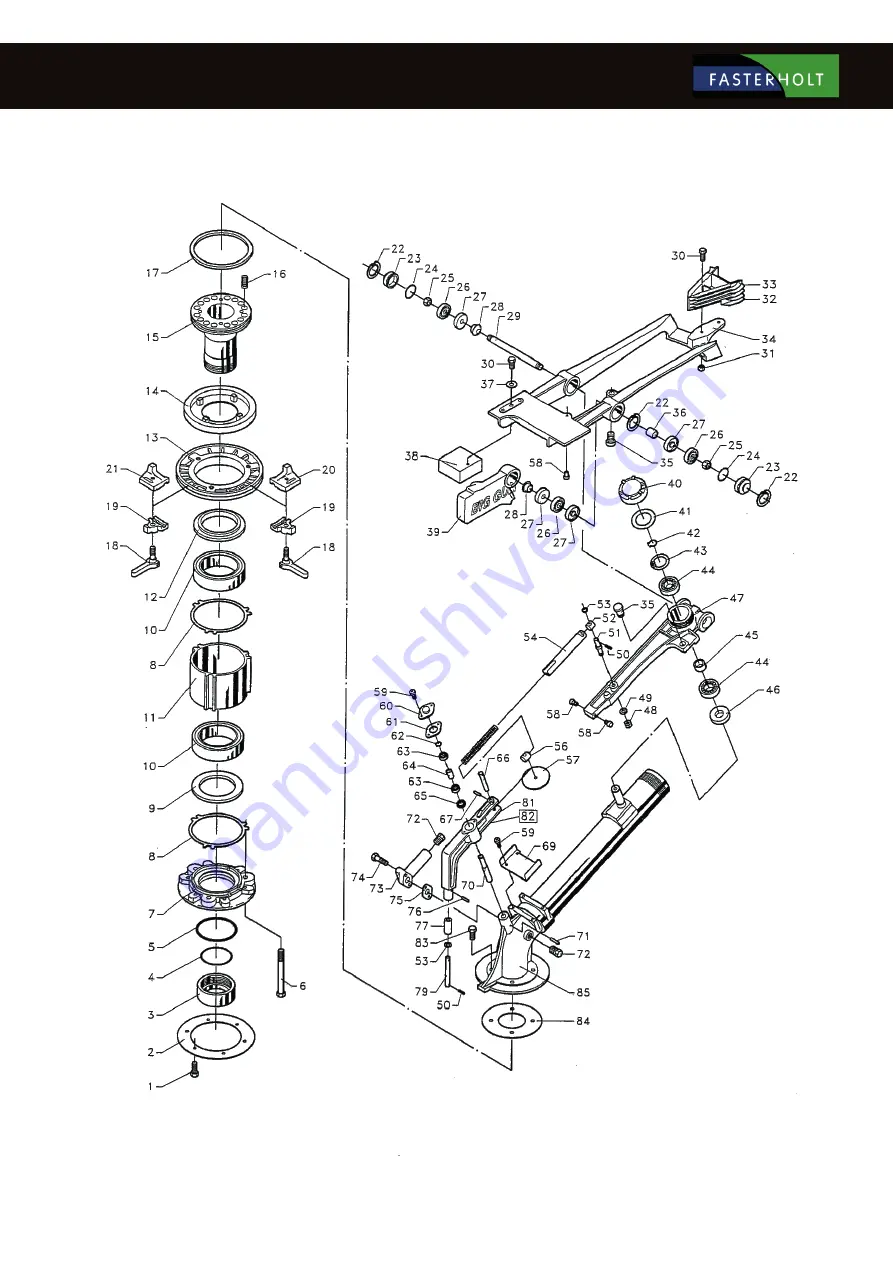 FASTERHOLT FM2500 User Manual And Spare Parts Catalogue Download Page 54