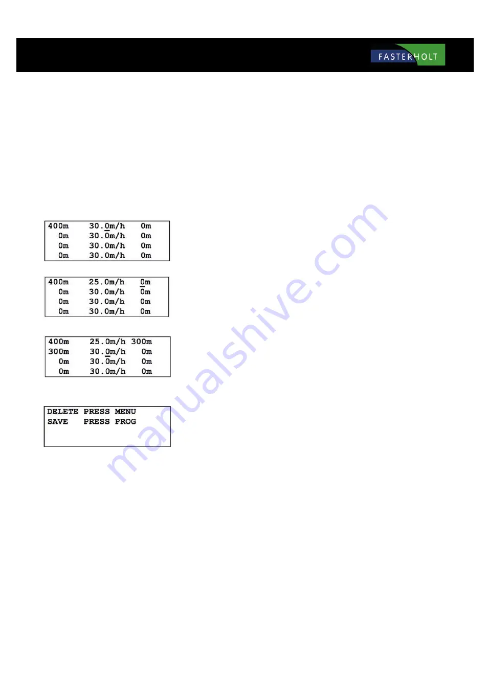 FASTERHOLT FM4800H User Manual And Spare Parts Catalogue Download Page 19