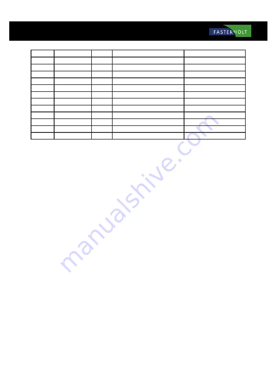 FASTERHOLT FM4800H User Manual And Spare Parts Catalogue Download Page 81