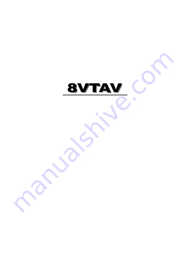 Fastfame 8VTAV User Manual Download Page 1