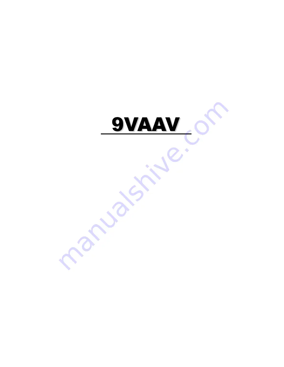 Fastfame 9VAAV User Manual Download Page 1