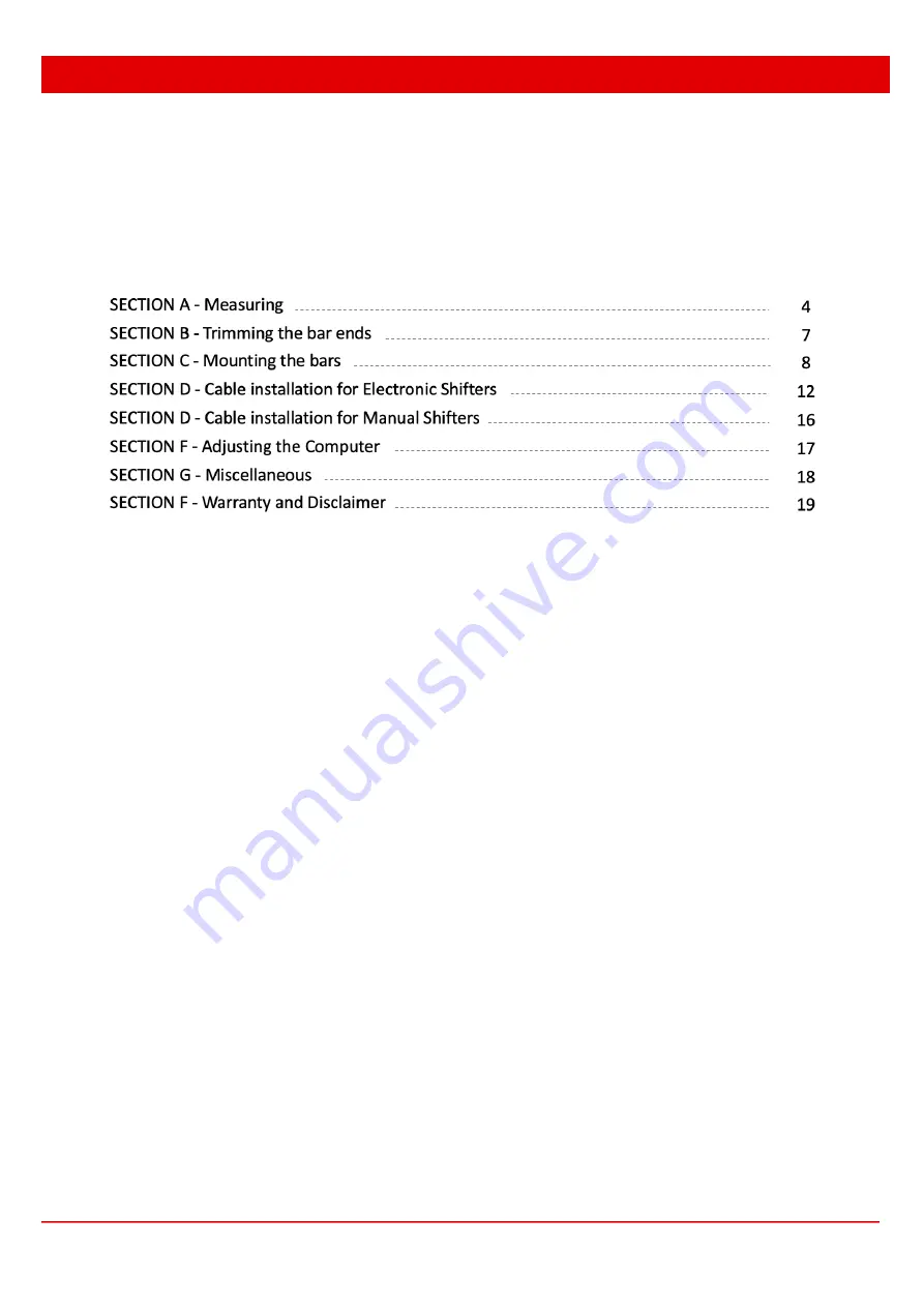 FastTt Carbon Aero Bar Installation Manual Download Page 2