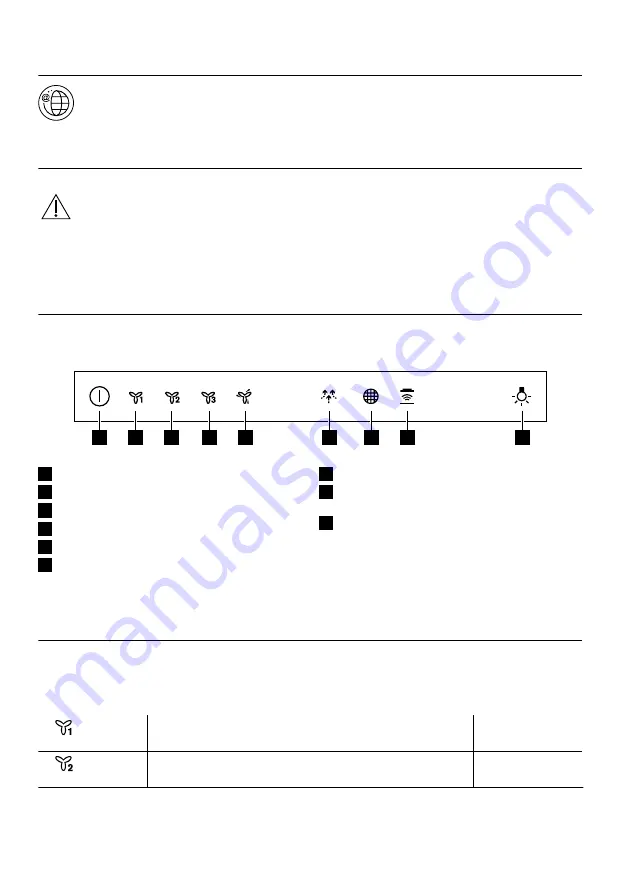 FAURE FFV919Y User Manual Download Page 8