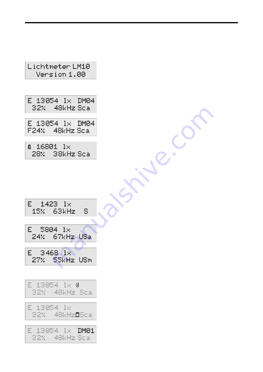 Fauser Elektrotechnik Lightmeter LM10 Manual Download Page 4