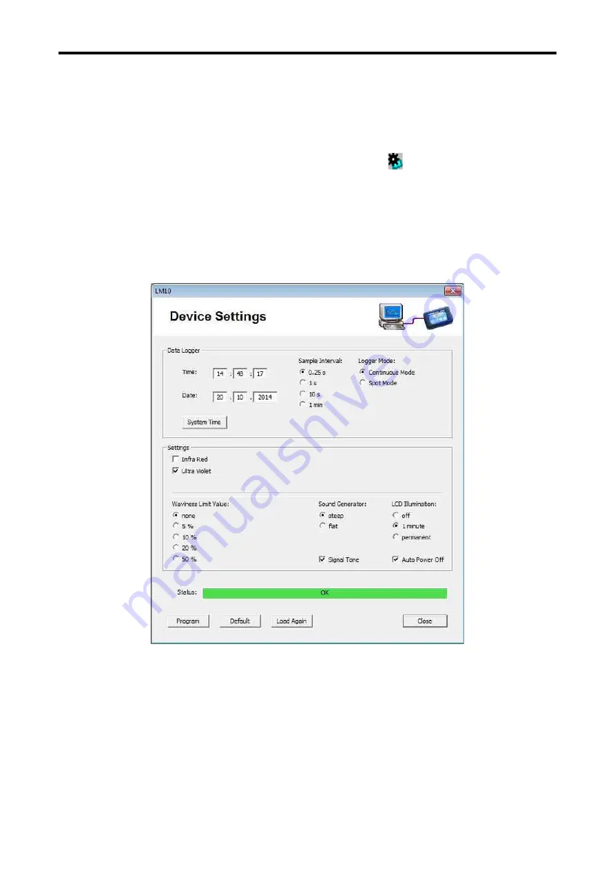 Fauser Elektrotechnik Lightmeter LM10 Manual Download Page 28