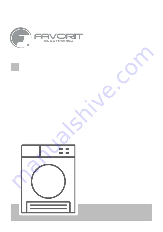 FAVORIT W-82 HP User Manual Download Page 1