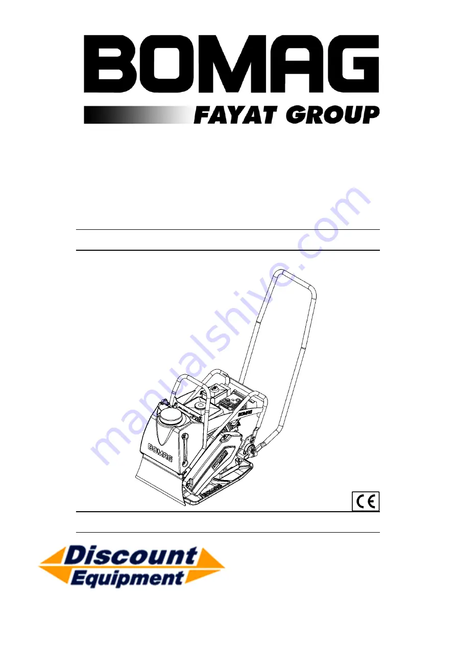 Fayat Group BOMAG BP 12/40 Operating Instructions Manual Download Page 1