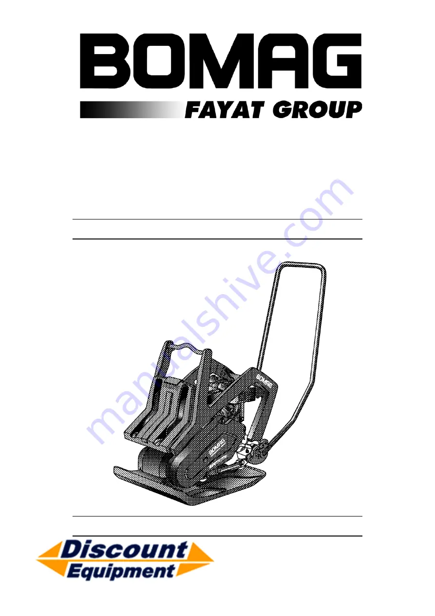 Fayat Group BOMAG BP 20/50 Operating Instructions Manual Download Page 1